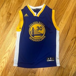 Warriors Stephen curry jersey. Youth Medium